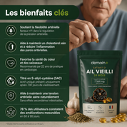 Extrait Naturel d'Ail Vieilli — Tension, Cholestérol & Bien-être global