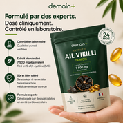 Extrait Naturel d'Ail Vieilli — Tension, Cholestérol & Bien-être global