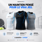 Demain+ | Débardeur de Compression Gainant Padel