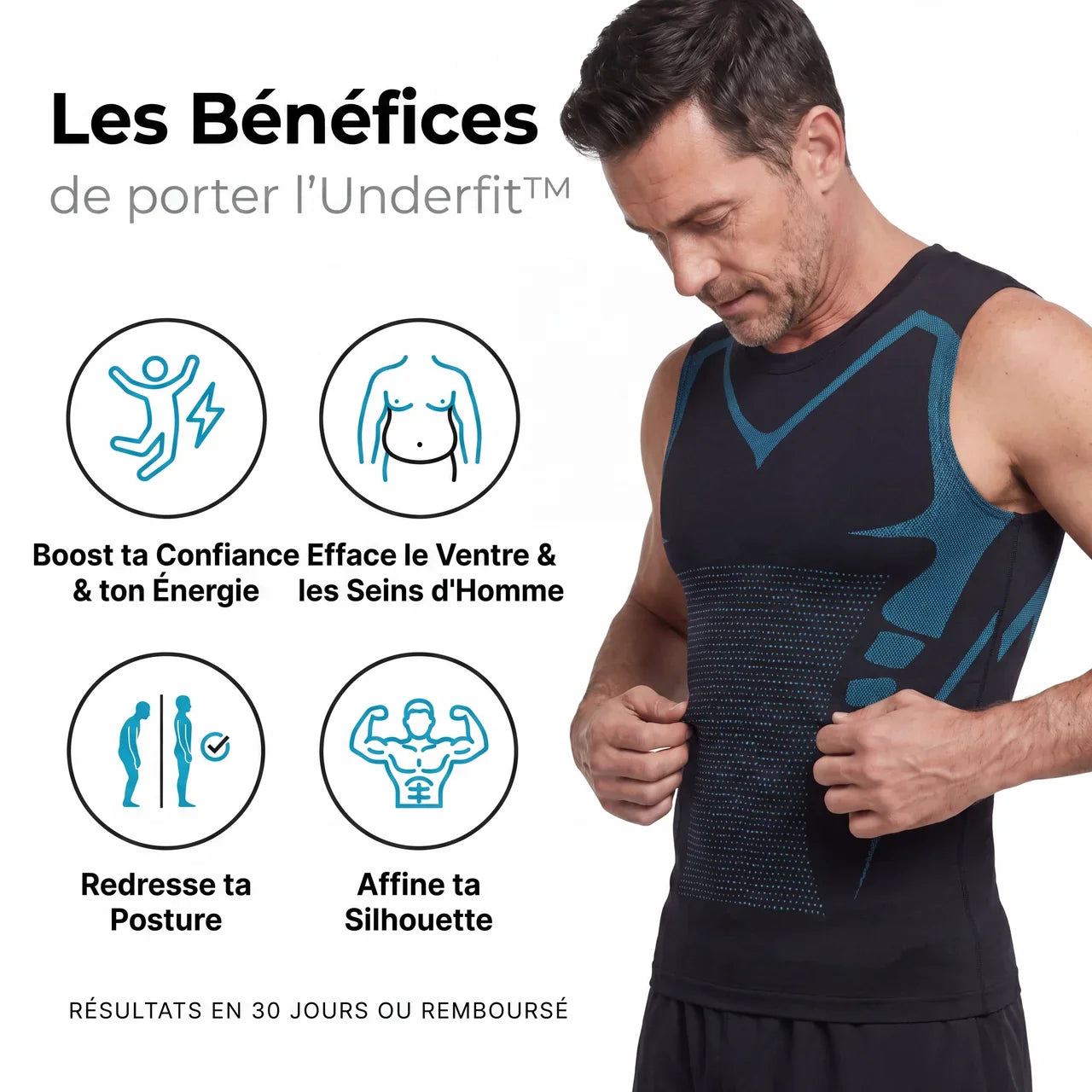 Demain+ | Débardeur de Compression Gainant